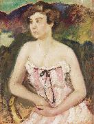Helmer Osslund the Coffeehouse Girl oil painting